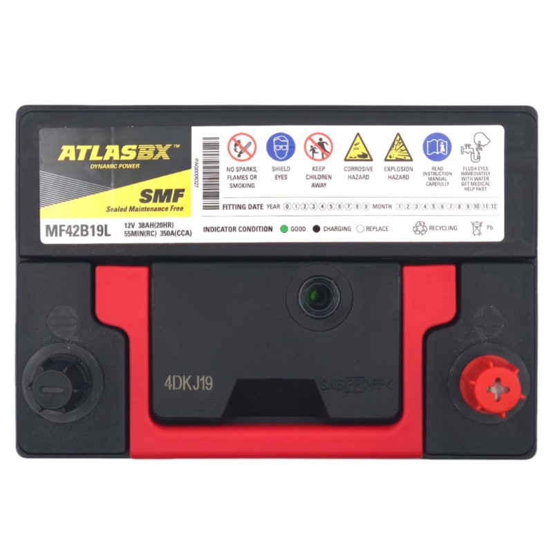 ATLASBX SMF MF42B19L 12V 38Ah 350A (EN)