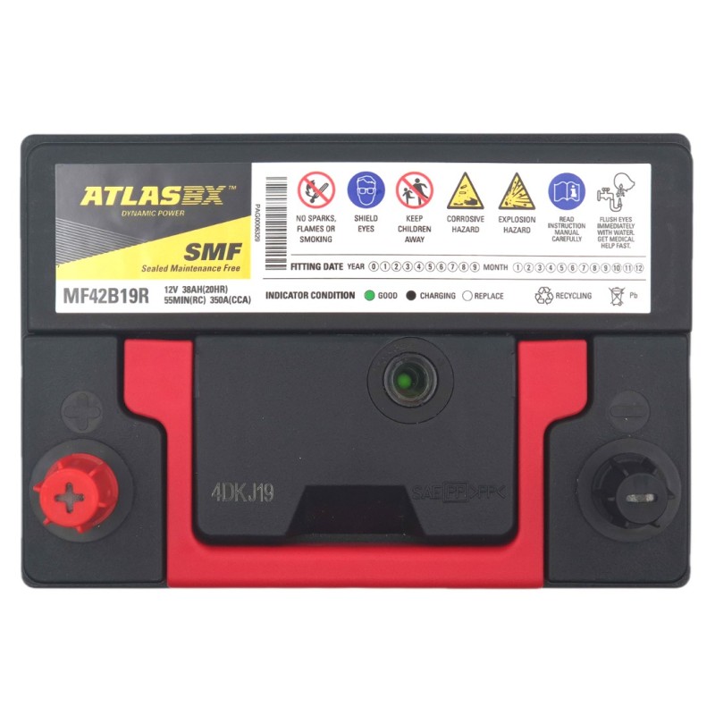 ATLASBX SMF MF42B19R 12V 38Ah 350A (EN)