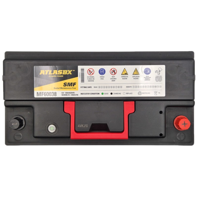 ATLASBX SMF MF60038 12V 100Ah 850A (EN)