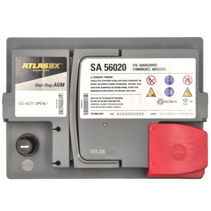 ATLASBX AGM SA 56020 12V 60Ah 680A (EN)