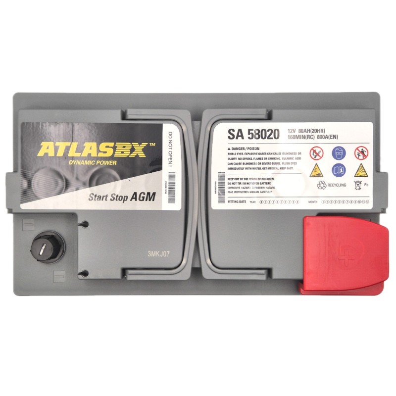 ATLASBX AGM SA 58020 12V 80Ah 800A (EN)