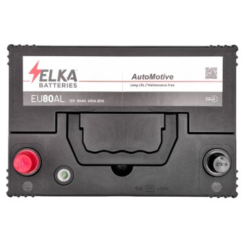 ELKA AutoMotive EU80AL 12V 80Ah 630A (EN)