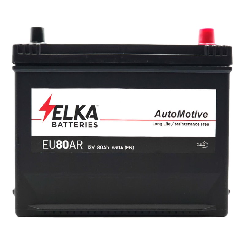ELKA AutoMotive EU80AR 12V 80Ah 630A (EN)