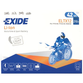 EXIDE LiFePO4 ELTX12 12V 3.5Ah 210A (EN)