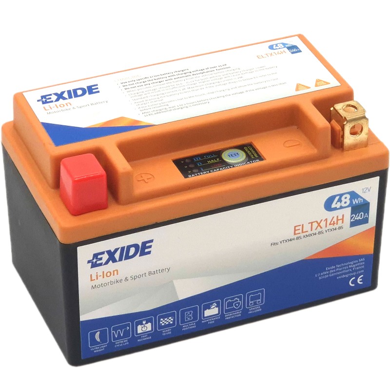 EXIDE LiFePO4 ELTX14H 12V 4Ah 240A (EN)
