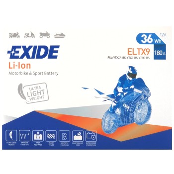 EXIDE LiFePO4 ELTX9 12V 3Ah 180A (EN)