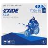 EXIDE AGM ET12A-BS 12V 9.5Ah 130A (EN)