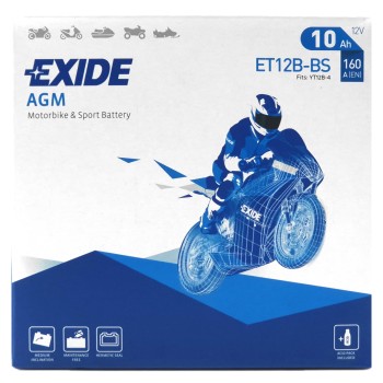 EXIDE AGM ET12B-BS 12V 10Ah 160A (EN)