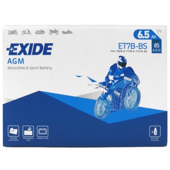 EXIDE AGM ET7B-BS 12V 6.5Ah 85A (EN)