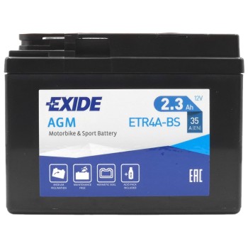 EXIDE AGM ETR4A-BS 12V 2.3Ah 35A (EN)
