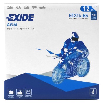 EXIDE AGM ETX14-BS 12V 12Ah 200A (EN)