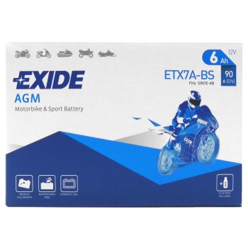 EXIDE AGM ETX7A-BS 12V 6Ah 90A (EN)