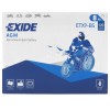 EXIDE AGM ETX9-BS 12V 8Ah 120A (EN)