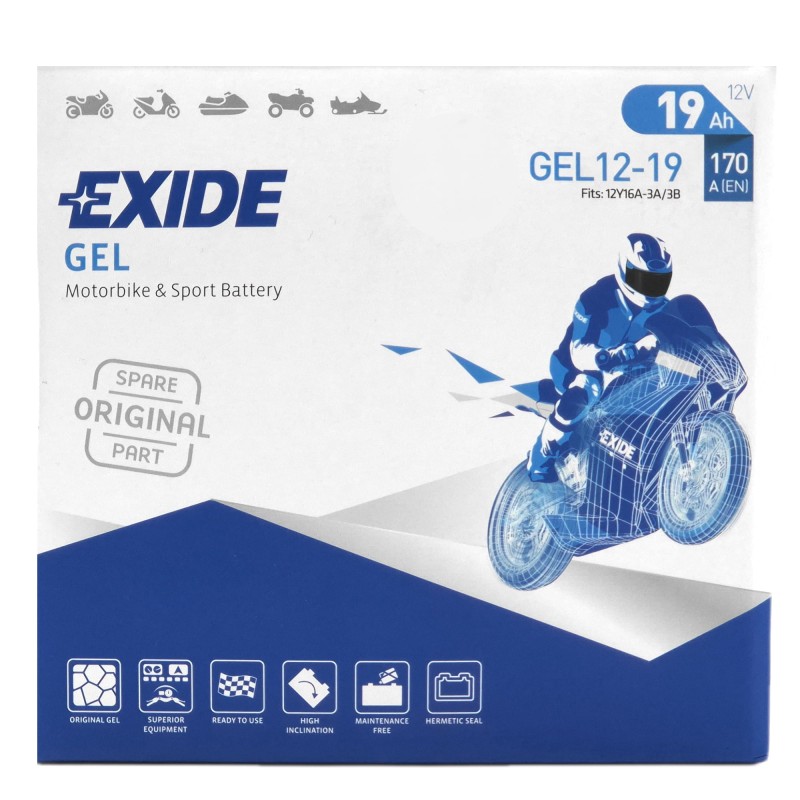 EXIDE GEL G19 12V 19Ah 170A (EN)