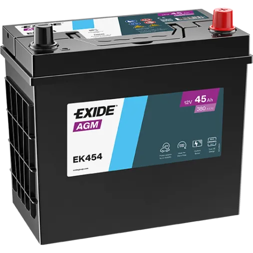EXIDE AGM EK454 12V 45Ah 380A (EN)