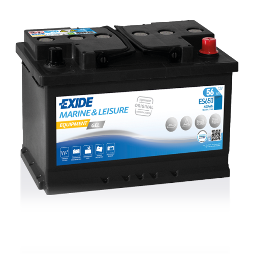 EXIDE GEL ES650 12V 56Ah