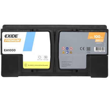 EXIDE Premium EA1000 12V 100Ah 900A (EN)