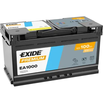 EXIDE Premium EA1000 12V 100Ah 900A (EN)