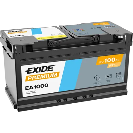 EXIDE Premium EA1000 12V 100Ah 900A (EN)