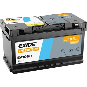 EXIDE Premium EA1050 12V 105Ah 850A (EN)