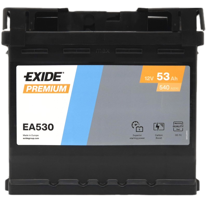 EXIDE Premium EA530 12V 53Ah 540A (EN)