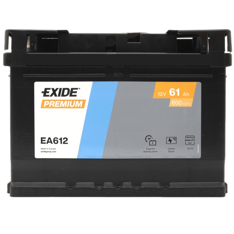 EXIDE Premium EA612 12V 61Ah 600A (EN)