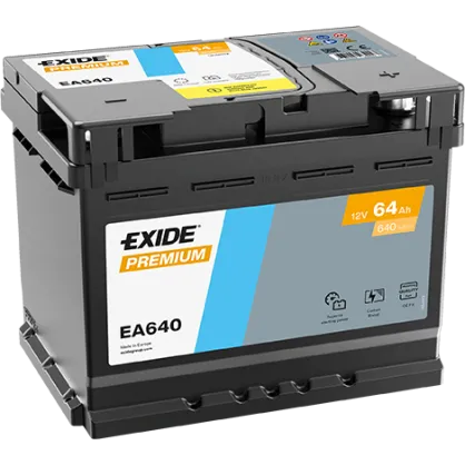 EXIDE Premium EA640 12V 64Ah 640A (EN)