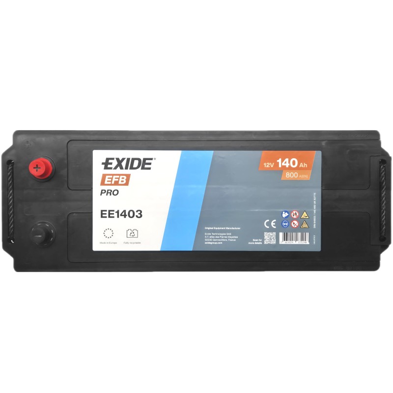 EXIDE EFB PRO EE1403 12V 140Ah 800A (EN)
