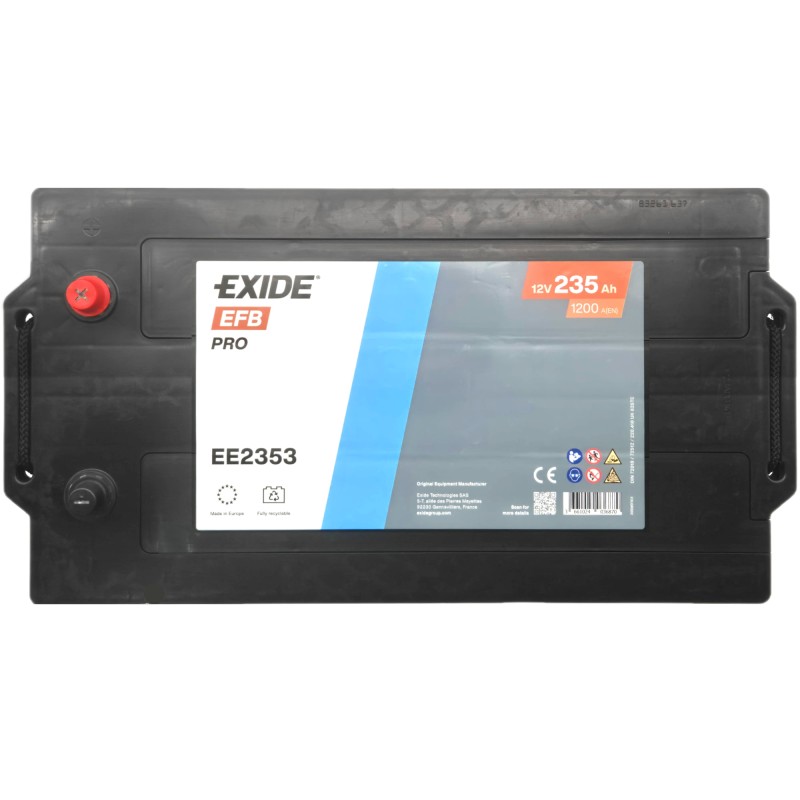 EXIDE EFB PRO EE2353 12V 235Ah 1200A (EN)