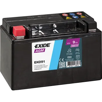 EXIDE AGM EK091 12V 9Ah 120A (EN)