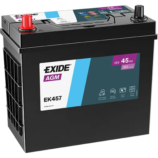 EXIDE AGM EK457 12V 45Ah 380A (EN)
