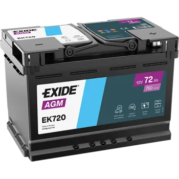 EXIDE AGM EK720 12V 72Ah 760A (EN)
