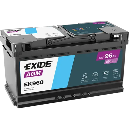 EXIDE AGM EK960 12V 96Ah 850A (EN)