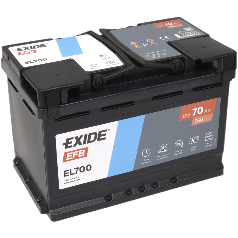 EXIDE EFB EL700 12V 70Ah 760A (EN)