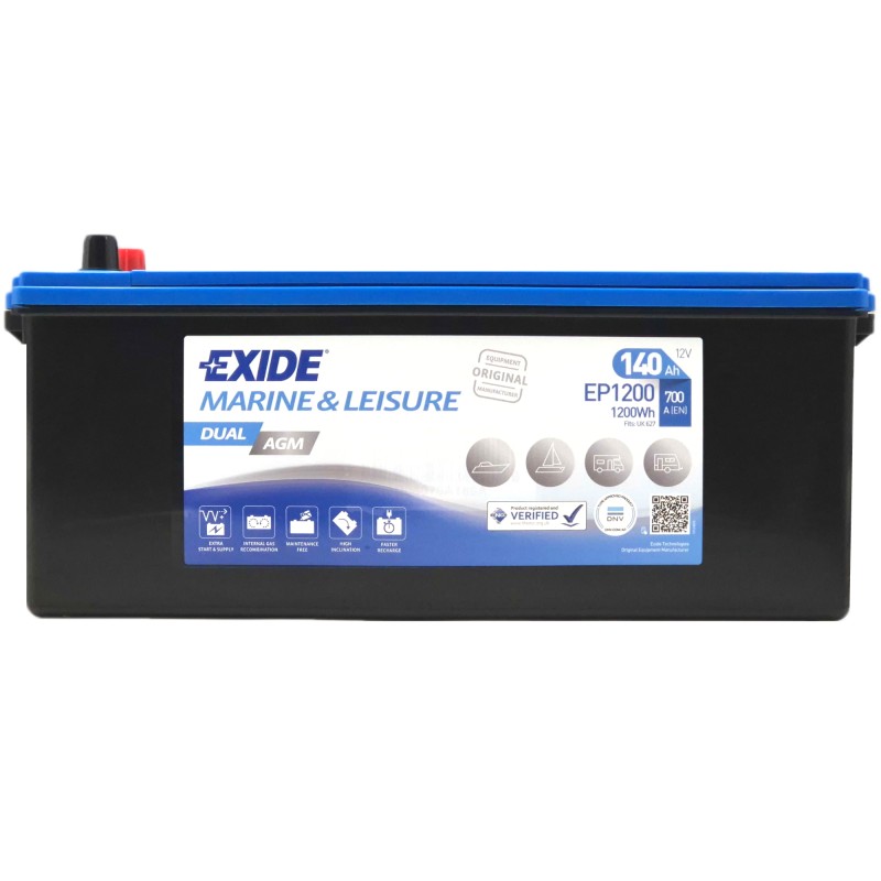EXIDE AGM EP1200 12V 140Ah 700A (EN)