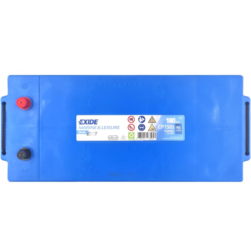 EXIDE AGM EP1500 12V 180Ah 900A (EN)