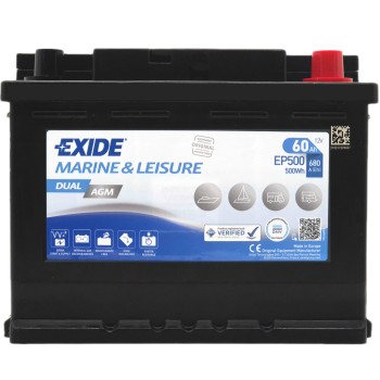 EXIDE AGM EP500 12V 60Ah 680A (EN)