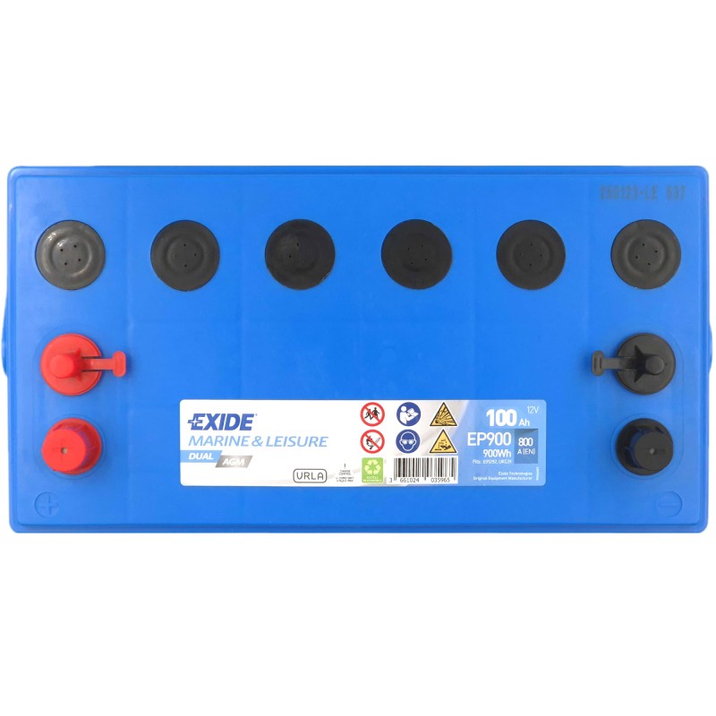 EXIDE AGM EP900 12V 100Ah 800A (EN)