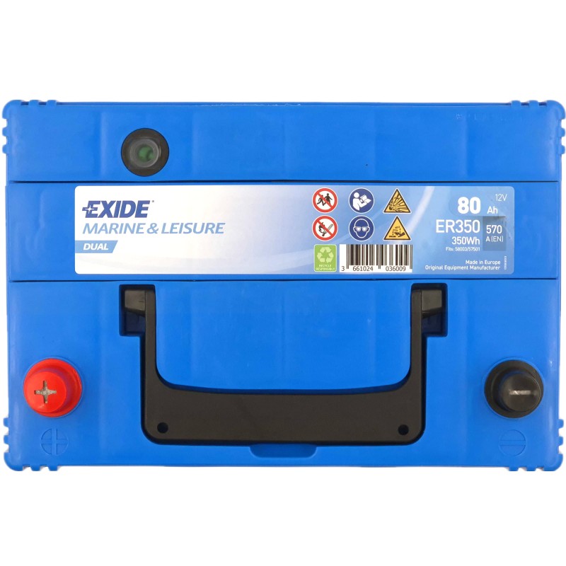 EXIDE ER350 12V 80Ah 570A (EN)
