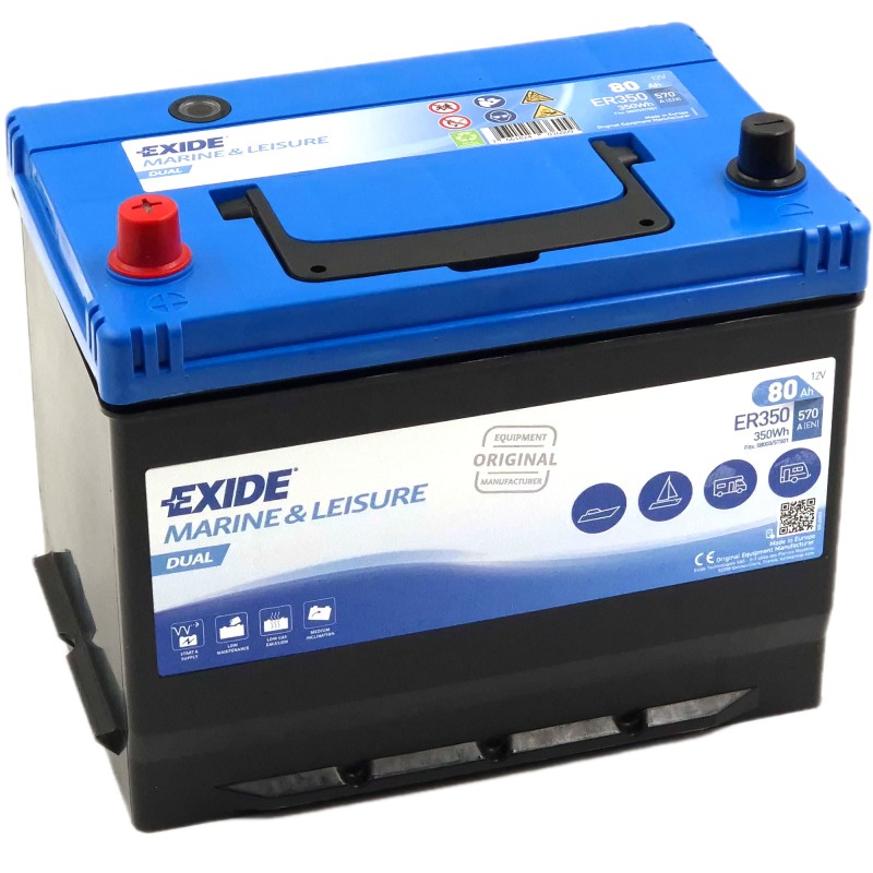 EXIDE ER350 12V 80Ah 570A (EN)