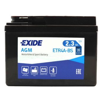 EXIDE AGM ETR4A-BS 12V 2.3Ah 35A (EN)