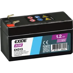 EXIDE AGM EK013 12V 1.2Ah 18A (EN)