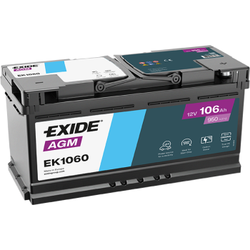 EXIDE AGM EK1060 12V 106Ah 950A (EN)