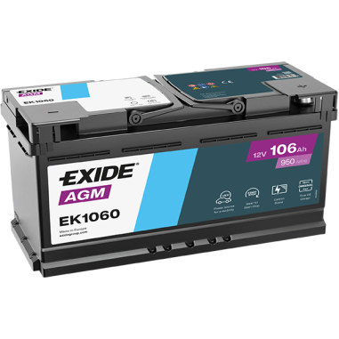 EXIDE AGM EK1060 12V 106Ah 950A (EN)