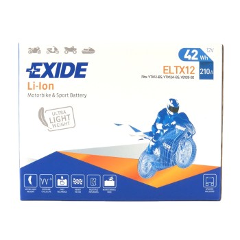 EXIDE LiFePO4 ELTX12 12V 3.5Ah 210A (EN)