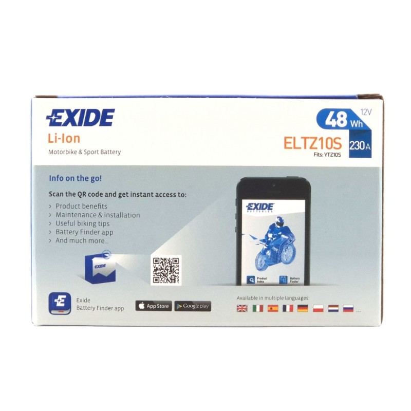 EXIDE LiFePO4 ELTZ10S 12V 4Ah 230A (EN)