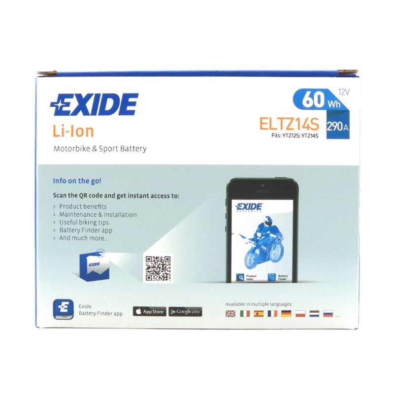 EXIDE LiFePO4 ELTZ14S 12V 5Ah 290A (EN)