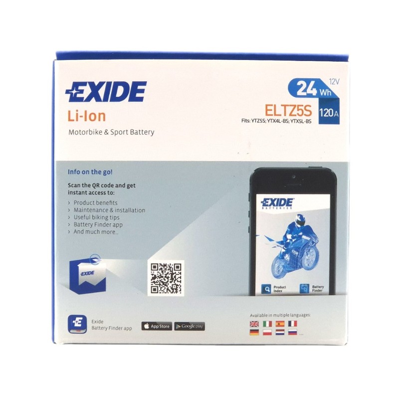 EXIDE LiFePO4 ELTZ5S 12V 2Ah 120A (EN)