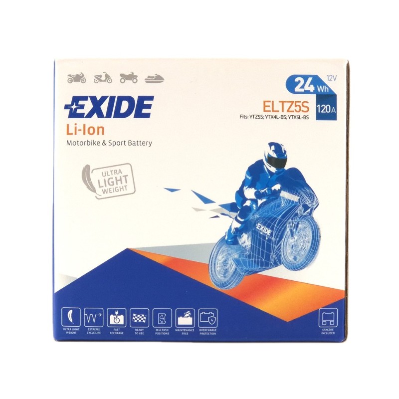 EXIDE LiFePO4 ELTZ5S 12V 2Ah 120A (EN)