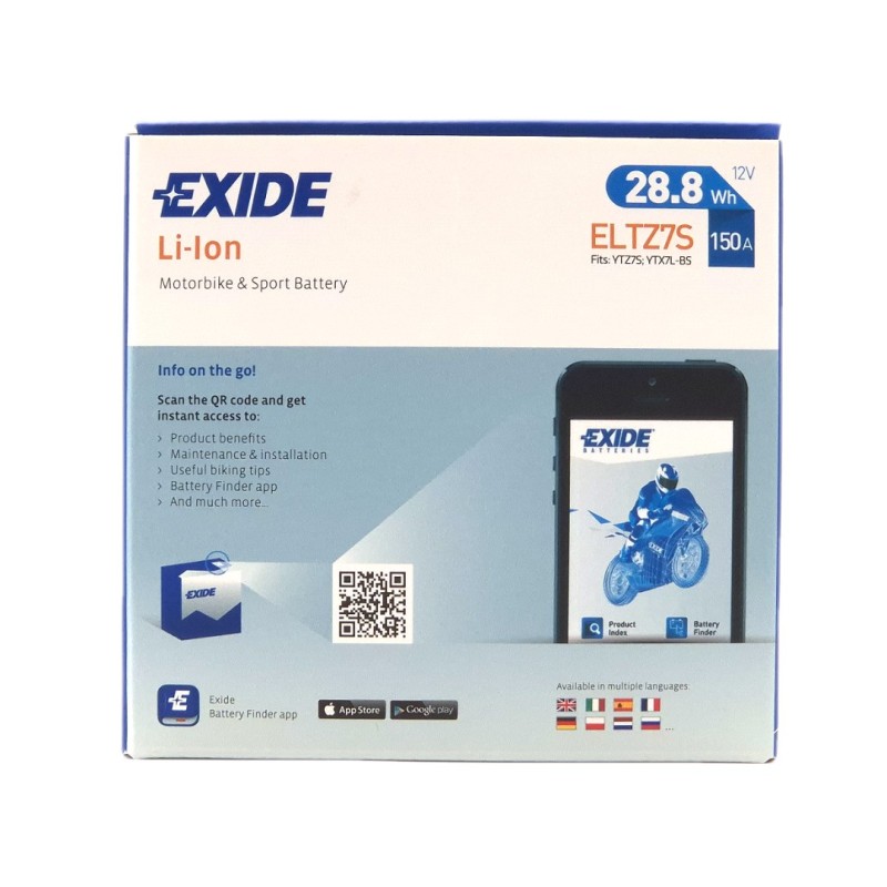 EXIDE LiFePO4 ELTZ7S 12V 2.4Ah 150A (EN)